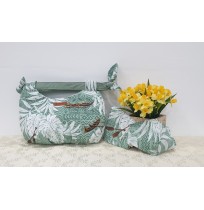 Short Handle Handmade Bag - Green (Pre Order)