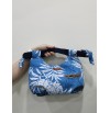 Short Handle Handmade Bag - Blue