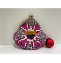 Handmade Coin Bag  Comes With Metal Clip - Batik (Pre Order)