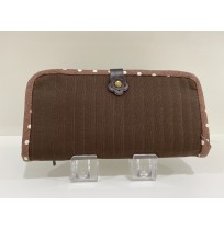 Handmade Long Purse - Brown