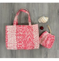 Short Handle Handmade Bag - Pink (Pre Order)