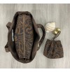 Short Handle Handmade Bag - Dark Brown (Pre Order)